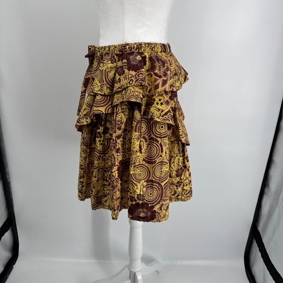 Ulla Johnson Tiered Ruffle Mini Skirt - Size S/M - Picture 6 of 11